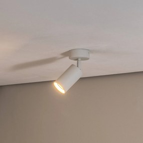 Argon Faretto da soffitto Sado, bianco, acciaio, orientabile, a 1 luce rotondo
