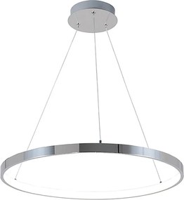 Lampadario LED moderno Joy grigio Ø60cm, luce naturale 2100 lumen, NOVECENTO