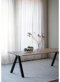 Tavolo da pranzo pieghevole con piano in rovere 220x100 cm Carradale - Rowico