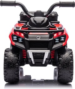 Quad Elettrico per Bambini Safari 6V con Bauletto Posteriore Rosso...