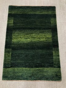 Loribaft Tappeto 80x120 Verde (Iran) Annodato A Mano