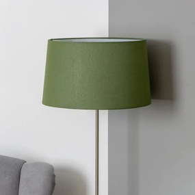 Brilagi - Lampada da terra LED CERIA 1x E27/40W/230V Ø 45 cm verde/cromo opaco