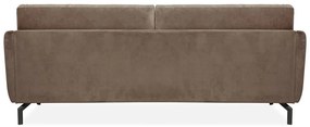 Divano in velluto marrone beige 230 cm Magic - Scandic
