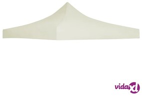 vidaXL Tetto per Tendone per Feste 3x3 m Crema