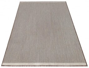 Tappeto marrone liscio semplice e pratico Larghezza: 80 cm | Lunghezza: 150 cm