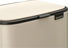 Cestino per la spazzatura beige in acciaio con pedale 4 l Bo – Brabantia