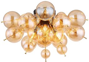 Globo 15633DA - Lampadario a plafone UDO 3xE14/25W/230V diametro 55 cm oro