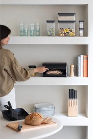 Cestino per pane in metallo Roll Top – Brabantia