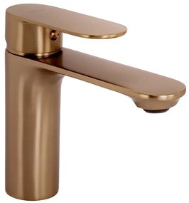 Rubinetto da lavabo Rea Drop Brush Copper low