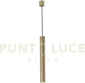Lampadario a sospensione lord oro in acciaio+alluminio 1 luce attac...