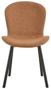 Sedia da pranzo color terracotta Esra – Actona