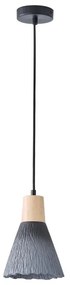 Lampadario a sospensione con filo 1xE27/15W/230V grigio