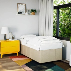 Giroletto Senza Materasso Crema 90x190 Cm İn Tessuto /