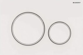 Geberit 115.882.11.1 - Pulsante di scarico Sigma20 24,6x16,4 cm, bianco