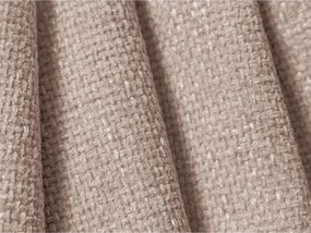 Divano angolare componibile beige con rivestimento in ciniglia Lupine – Micadoni