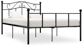 Giroletto Nero İn Metallo 140x200 Cm /