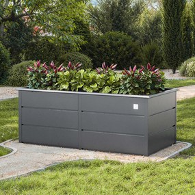 PRIMEYARD 75 x 175 x 78 cm Orto rialzato, acciaio, antracite - (GFPV00956)