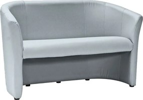 Divano TM-2 in ecopelle grigio – 126x60x76 cm