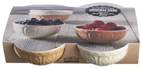 Ciotoline in set bianche/beige in gres 4 pz 200 ml Original Cane – Mason Cash