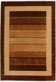 Loribaft Tappeto 200 x 140 Rosso (Indian) Annodato A Mano