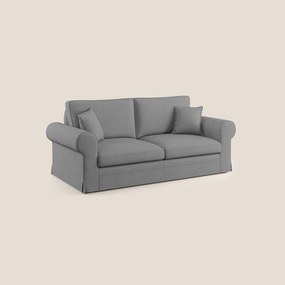 Lady divano classico in piuma d'oca realizzato con tessuto impermeabile T02 grigio