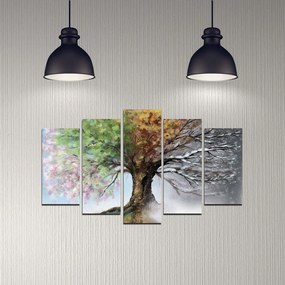 Dipinti in set di 5 pezzi 20x50 cm - Wallity