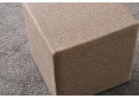 Pouf CUBI 40x40 cm marrone
