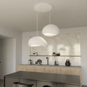 Brilagi - Lampadario sospeso su cavo WABI SABI 2xE27/40W/230V, bianco