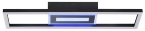 Brilliant-LED RGBW plafoniera dimmerabile BESSON LED/20W/230V 3000-6500K nera + con telecomando