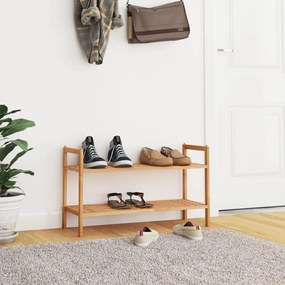 Scarpiera 69x27x41 Cm İn Legno Massello Di Noce /