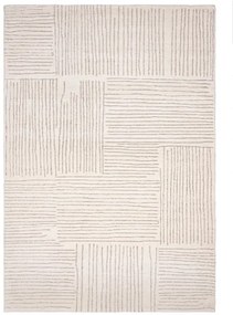 Tappeto in lana crema e argento ESTONIA Larghezza: 80 cm | Lunghezza: 150 cm