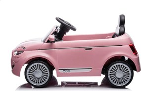 Macchina Elettrica per Bambini Licenza Fiat 500 12V con Telecomando Rosa...