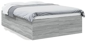 Giroletto grigio sonoma 140x190 cm in legno multistrato