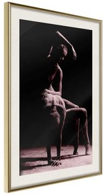 Poster  Contemporary Dance  Cornice Quadri Cornice d'oro con passe-partout, Larghezza x Altezza Home decor 20x30