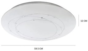 Plafoniera LED dimmerabile ATRIA telecomandata LED/48W/230V