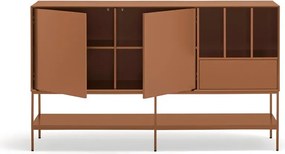 Cassettiera color mattone 166x98x45 cm Platt – Teulat