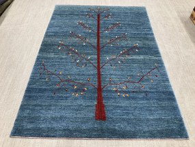 Gashguli Tappeto 170 x 240 Blu (Iran) Annodato A Mano
