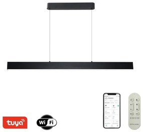 Brilagi - Lampadario LED dimmerabile SLEEKLINE SMART LED/40W/230V Wi-Fi Tuya black+RC