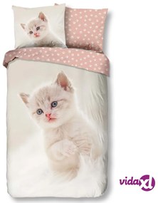 Good Morning Copripiumino Bambini CATTY 140x200/220 cm Bianco Sporco