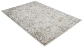 Tappeto vintage in viscosa con motivi grigio 160 x 230 cm RYAD