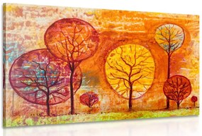 Stampa su tela – Alberi nei colori dell'autunno