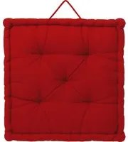Cuscino materasso 60x60 cm rosso
