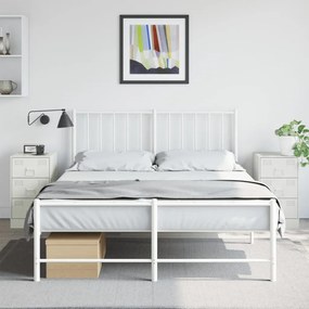 Comodini 2 Pz Bianchi 34,5x39x62 Cm İn Acciaio /