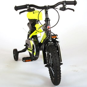 Bicicletta per Bambini 12" Stabilizzatori e Freni Caliper Giallo...