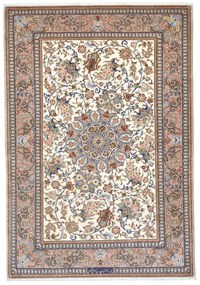 Isfahan Tappeto persiano 200 x 130 Beige (Iran) Annodato A Mano
