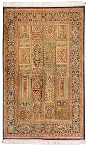 Cashmere Silk Tappeto orientale 80 x 130 Beige (Indian) Annodato A Mano