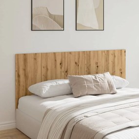 Testiera Rovere Artigianale 200x1,5x80 Cm Legno Multistrato /
