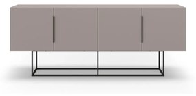 Cassettiera bassa grigio-beige 200x80 cm Titan - Marckeric