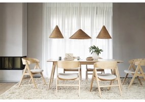 Set di 2 sedie da pranzo in colore naturale Waterton - Rowico