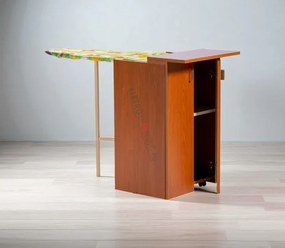 Mobile da stiro asse scomparsa legno Ciliegio - JOLLY 2 ante